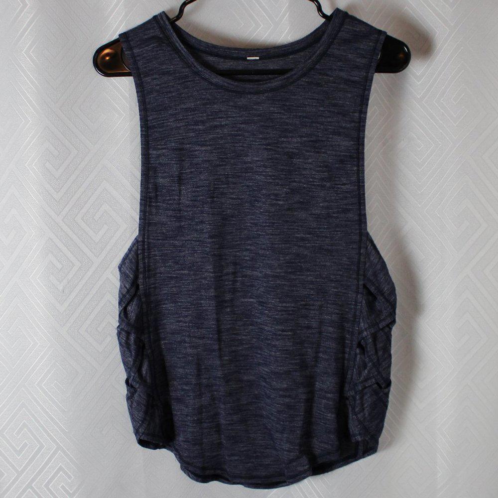 Lululemon Var-City Muscle Tank Heathered Blue - Picture 4 of 7